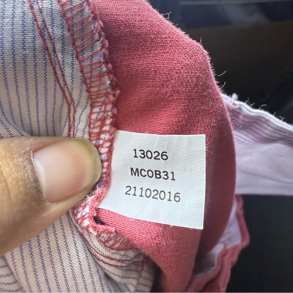 Peter Millar Shorts Mens 38 Crimson Red Chino Golf Church - Picture 8 of 10